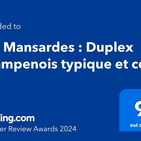 Апартаменты Les Mansardes : Duplex Champenois Typique Et Cosy *